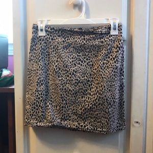 Brandy Melville animal print mini skirt